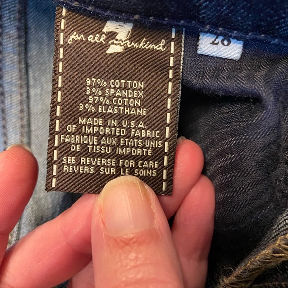 Seven for all mankind straight leg size 28 - Picture 5 of 7